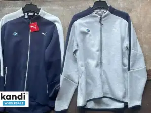 Puma BMW Reißverschluss vorne Sweatjacke 24Stk. Großhandel Puma Kleidermischung Größen