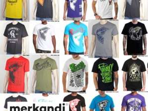 Famous Stars & Straps Men's Tee Shirt Wholesale Assortment, 48pc Pack, Sizes M-XXL