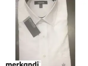 Kenneth Cole Reaction Herren Hemden mit weißen Knöpfen - 24 Stück