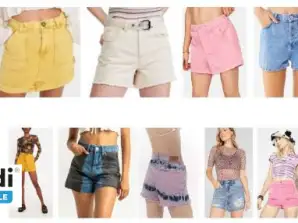 Urban Outfitters Exklusive Bekleidungskollektion: Gemischte Damenshorts - Lot von 50 Stück