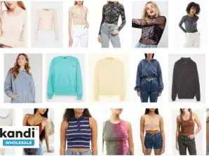 Urban Outfitters Exclusive Apparel Collection - 50 Piece Tops Assortment for Women