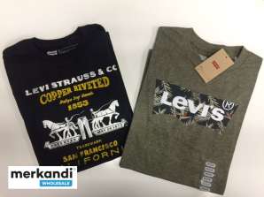 Pánske tričká Levi's s krátkym rukávom balenie 48 kusov - zmiešané veľkosti a štýly
