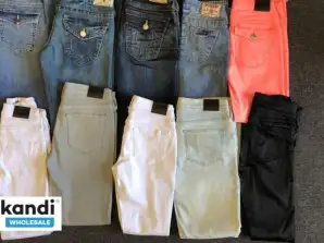 True Religion Ladies IRR Denim Jeans engros sortiment, 30stk, størrelse 24-32