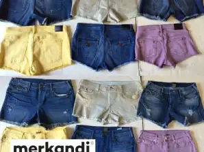 Bulk True Religion Denim shorts Mix til kvinder - 30 stk. Sortiment