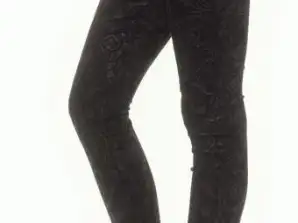 zilveren jeans skinny bedrukt broekje 24pcs