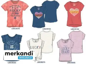 Lucky Brand Girls pólók választéka 48db - Méretek 4-16