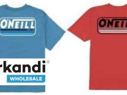 O'Neill Boys' nyomtatott rövid ujjú pólók nagykereskedelmi választéka 24 darabos csomag, S-XL méretek