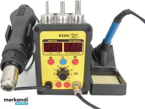 2in1 hot air station with 8586 soldering iron