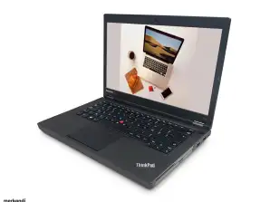 68x Lenovo Thinkpad T440P 14 hüvelykes i5-4300m 4 GB 256 GB SSD TÁPEGYSÉG (MS)
