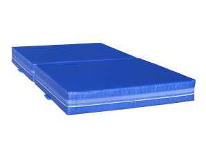 Dopadová skládací žíněnka MASTER T21   200 x 120 x 20 cm   modrá