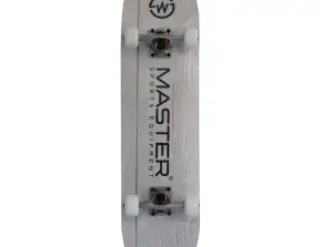 Skateboard MASTER Experience Board   white wood