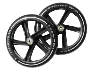 Ersatzräder für Roller MASTER 200 mm - schwarz