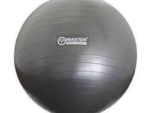 Gymnastická lopta MASTER Super Ball 65 cm - sivá