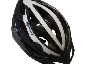 Велосипедный шлем MASTER Force - M - черно-белый