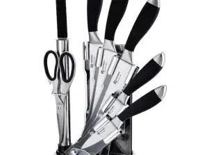 EB-800 Knife set with Luxury Knife holder - 8 pieces 82 PIECES