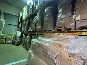 Ampia selezione di pallet misti di resi da Amazon e Otto