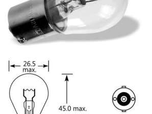 Elta VisionPro Light Bulb 12V 21W Ba15s geel