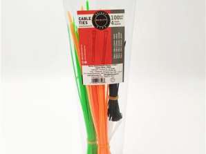 Kabelbinder-Kit | 4-farbige | Mischgröße | 100 Stück