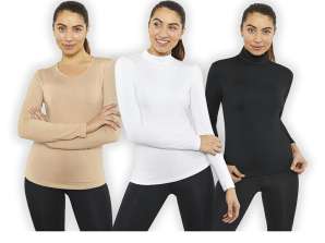 Women's Thermal T-Shirt Ref. 1632 Sizes: S, M, L, XL, XXL. Assorted colors.