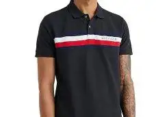 TOMMY HILFIGER POLO SHIRT BLACK/WHOLESALE PRICE 31€/RETAIL PRICE 79.90€