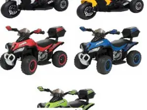 Electric Vehicles for Children: many types of electric vehicles for children - motorcycles, quads, tractors, cars, etc.