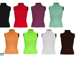 WOMEN'S VESTS TURTLENECKS SWEATERS TANK TOPS 38-42 M-XL