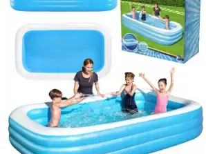 BESTWAY OBDÉLNÍKOVÝ BAZÉN Bestway modrý obdélníkový bazén 54009