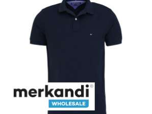 Рубашки поло Tommy Hilfiger Herreb - 4 цвета: белый, серый, темно-синий и черный - Мужская одежда