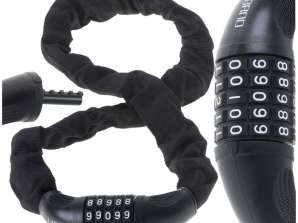 Bicycle lock with combination lock 100 cm