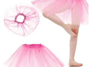 Tyll kjol tutu kostym karneval kostym kostym rosa