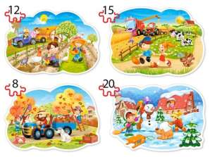Puzzle 4in1 Four Seasons Jigsaw Puzzle 4 CASTORLAND