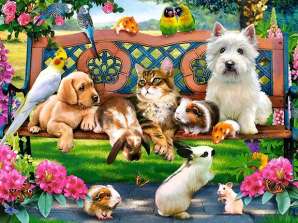 Jigsaw Puzzle 180 pieces Animals in the park 7 CASTORLAND