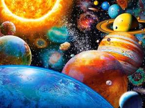 Puzzle 180 pieces Planets and their moons 7 CASTORLAND