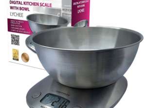 KITCHEN SCALE WITH ELECTRONIC STEEL BOWL EKS008