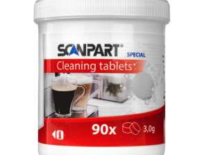 Tabletes de limpeza scanpart 90 pcs