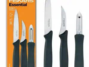 Fiskars Set de 3 cuchillos peladores 1024162