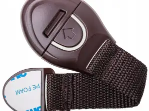 Locker/drawer lock on belt, brown x1