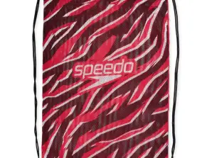 Uniszex sporttáska Speedo Mesh hátizsák piros/fekete/fehér.