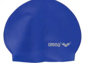 Unisex Swimming Cap Arena Soft Latex BLUE ASORTI ONE SIZE ARENA SWIMMING CAP SOFT LATEX NAVY WHITE 91294/72