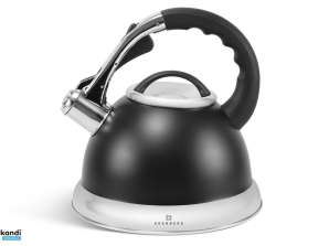 EB-8851 Whistling kettle stainless steel - 3.0 liters - For all heat sources