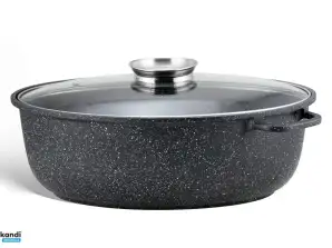 EB-9173 Forged Aluminium Casserole - 8.0 litre - 38 x 25 cm