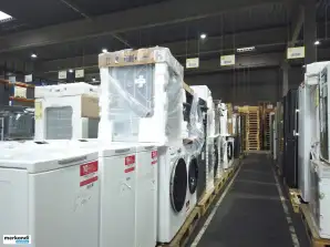 Baltai grąžintos prekės - indaplovė, skalbimo mašina, džiovyklė
