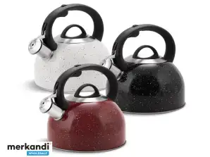 EB-1440 Edënbërg Whistling Kettle Stainless Steel - 2.5 liters - In Mix of Different Colors