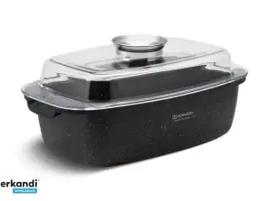 EB-8125 Cocotte en aluminium forgé - 5,5 litres - Céramique