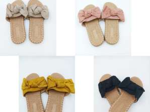 Tilbud om flip-flopsandaler for kvinner i flere farger og design