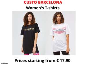 T-SHIRT FEMME STOCK CUSTO BARCELONA - T-shirt femme à partir de 17.90 €