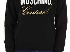 Hanorac negru Moschino pentru profesioniști - preț en-gros \/ 105 € fără TVA, preț public \/ 295 € cu TVA