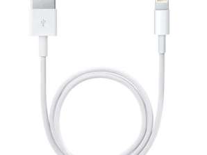 Apple Lightning į USB laidas 0.5m Balta EU ME291