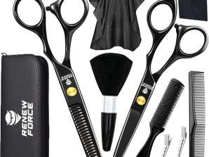 Friseurschere für Haare PROFESSIONAL SHARP zum Haareschneiden SET 9in1 HAIR-9