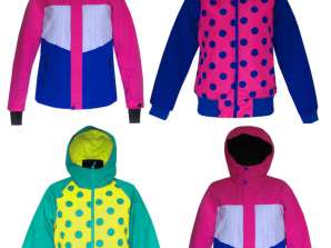 WOMEN'S YOUTH JACKETS AUTUMN SPRING PINK YELLOW XS - L